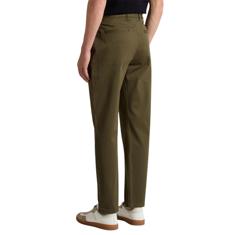 Pantaloni chino in twill di cotone elasticizzato tinti in capo da uomo Woolrich | CFWOTR02426006